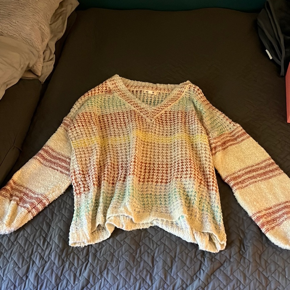 Adora sweater, size M/L, multi-colored.